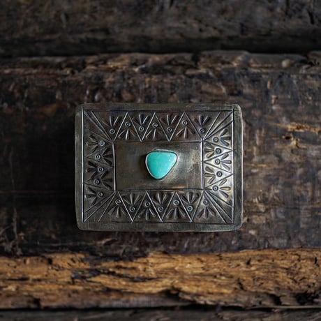 J.Alexander / STAMPED TURQUOISE BOX "Small"