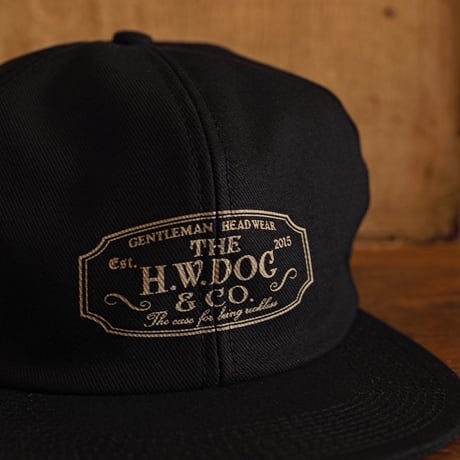 THE.H.W.DOG & CO. / TRUCKER CAP "BLACK"