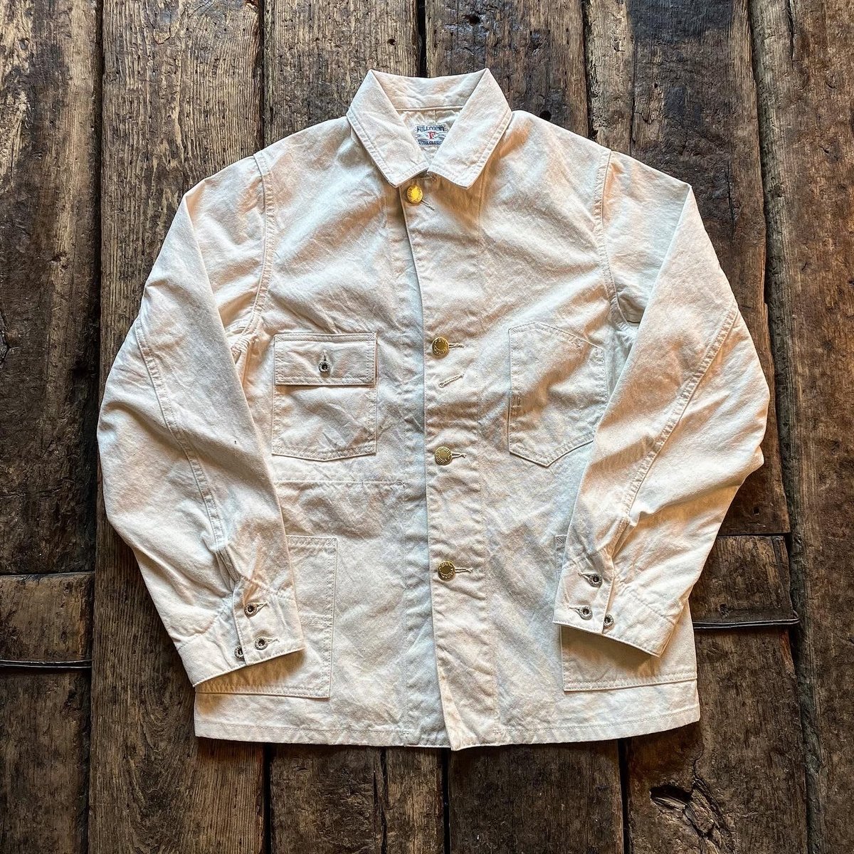 FULLCOUNT / WHITE CANVAS COVERALL JACKET | CALI