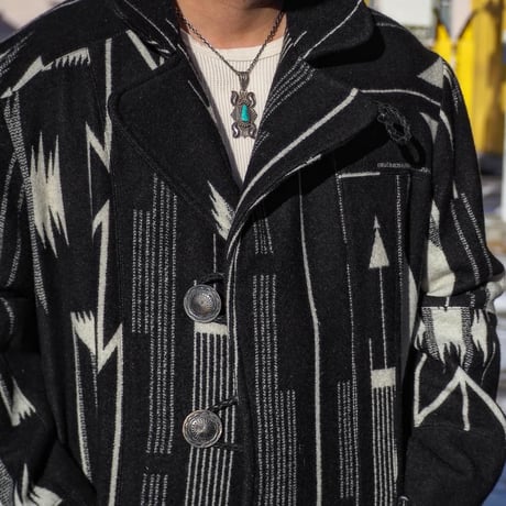 Earth spirit Original / WOOL BLANKET JACKET -XL-