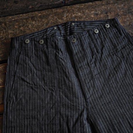 Nigel Cabourn／40'S FRENCH WORK PANTS -DOBBY STRIPE DENIM-