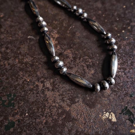 DUCK TAIL / Silver Beads Chain-50cm-《SP-Type》