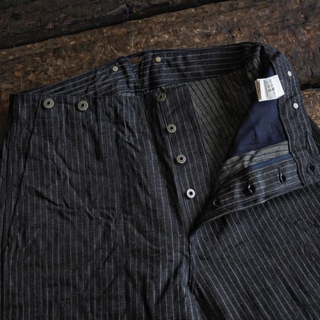 Nigel Cabourn／40'S FRENCH WORK PANTS -DOBBY STRIPE DENIM-