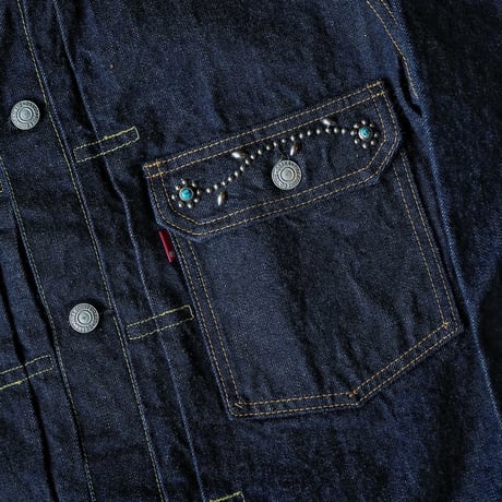 FULLCOUNT×HTC ／ ２１０７HTC (Type-1 On Studs Denim Jacket -by Zip Stevenson HTC-)