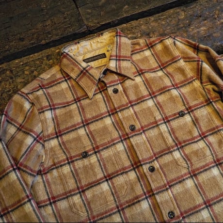 FULLCOUNT ／ 4096 WOOL SHAGGY CHECK WORK SHIRT