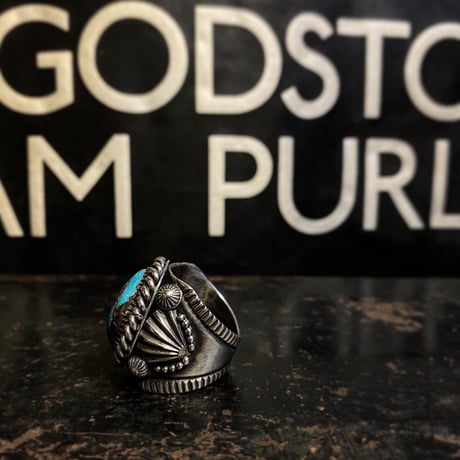 DRLBERT GORDON / スタンプワークリング（ペルシアンターコイズ）