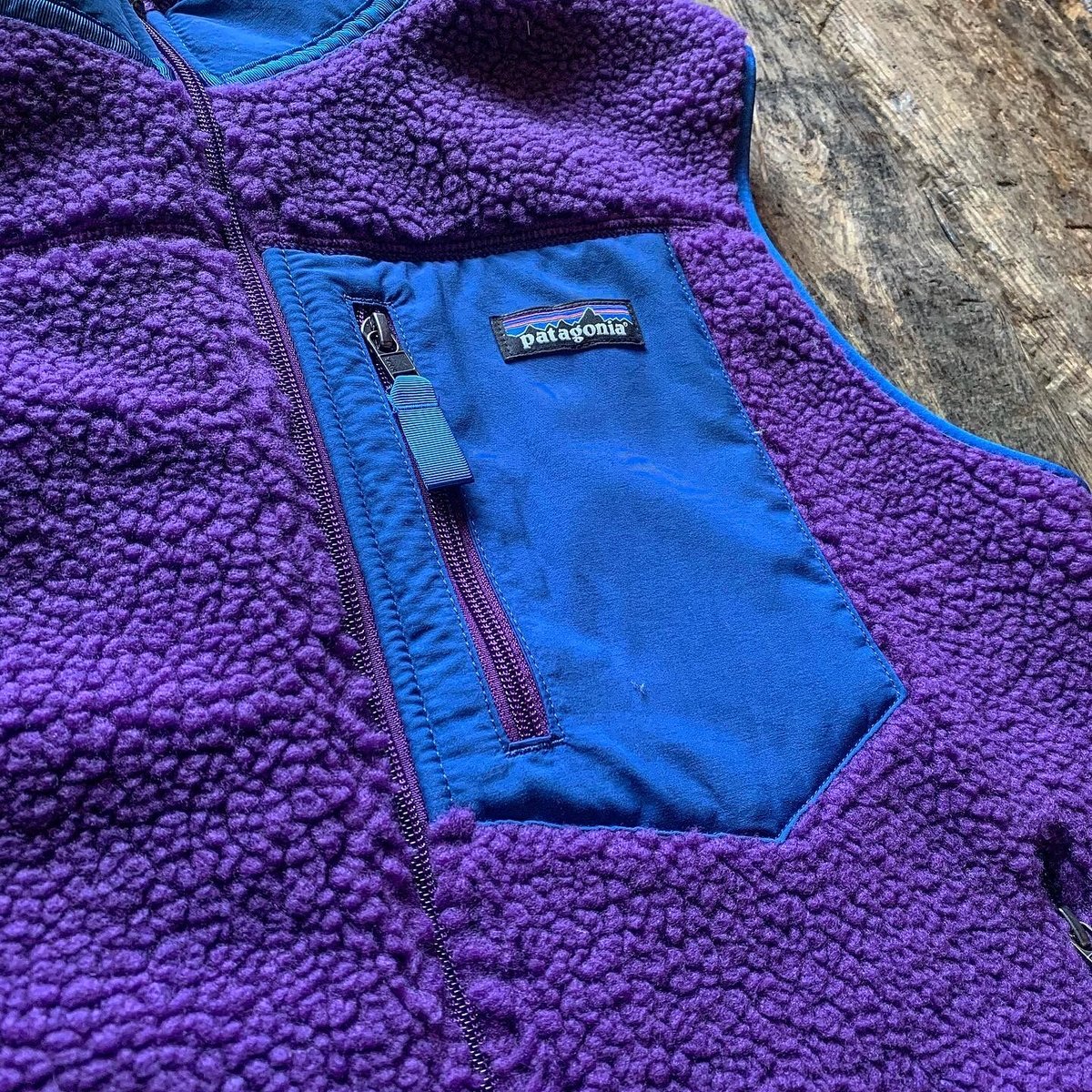 パタゴニア　レトロXベスト　ペリカン & パープル　メンズXL 大きいサイズ パタゴニア Patagonia メンズ・クラシック・レトロX・ベスト