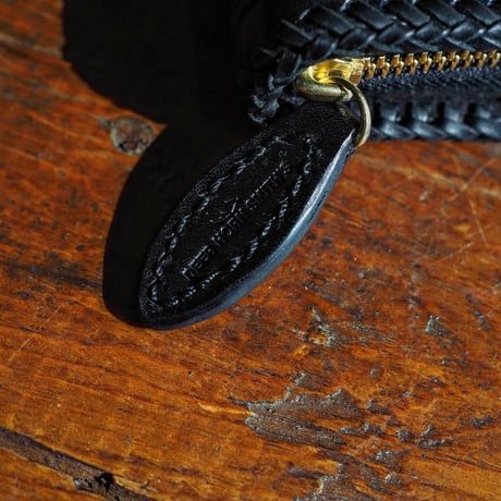 DEER HORN SMITH'S / CS-FULLZIP WALLET "BLACK x NAVY"