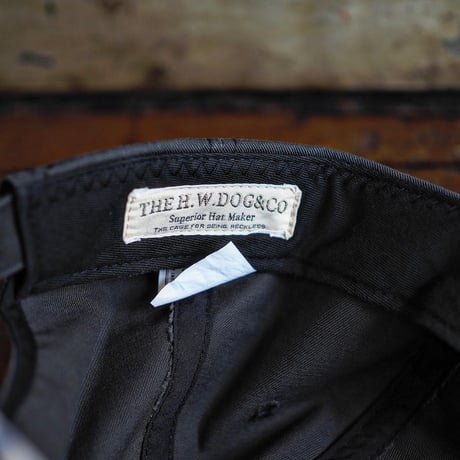 THE H.W.DOG＆CO. / BIO PROCESSED SHALLOW CAP "Black"