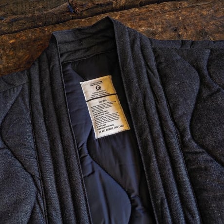FULLCOUNT／DENIM QUILTING HAPPI COAT