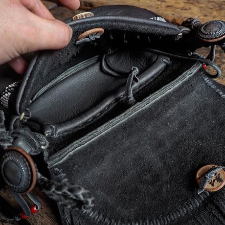 梟唄OWLSONG / DEER LEATHER BEADING BAG SETUP