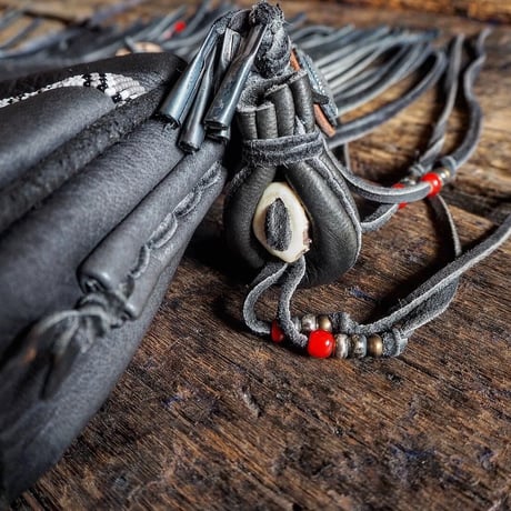 梟唄OWLSONG / DEER LEATHER BEADING BAG SETUP