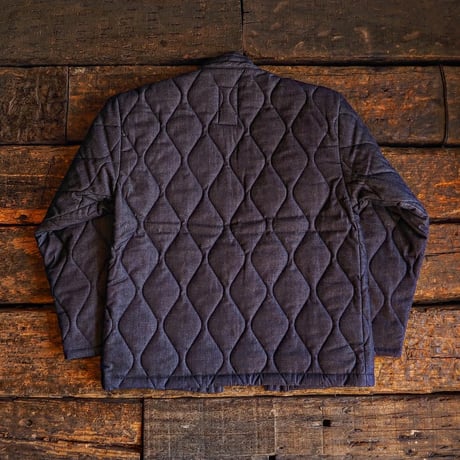 FULLCOUNT／DENIM QUILTING HAPPI COAT