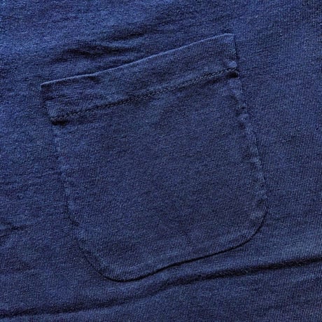 STEVENSON OVERALL CO. / Indigo Crew Neck T-shirt