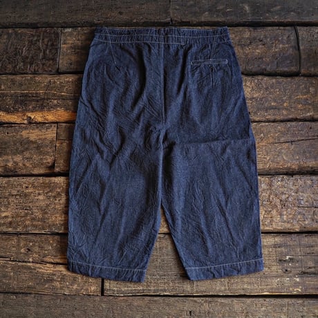 HAVERSACK ／ Selvedge Denim High Waist Cropped Wide Pants