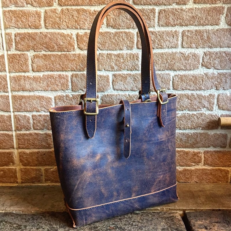 LEFT HAND TOTE BAG / NAVYクラック(M) | CALIFORNIA