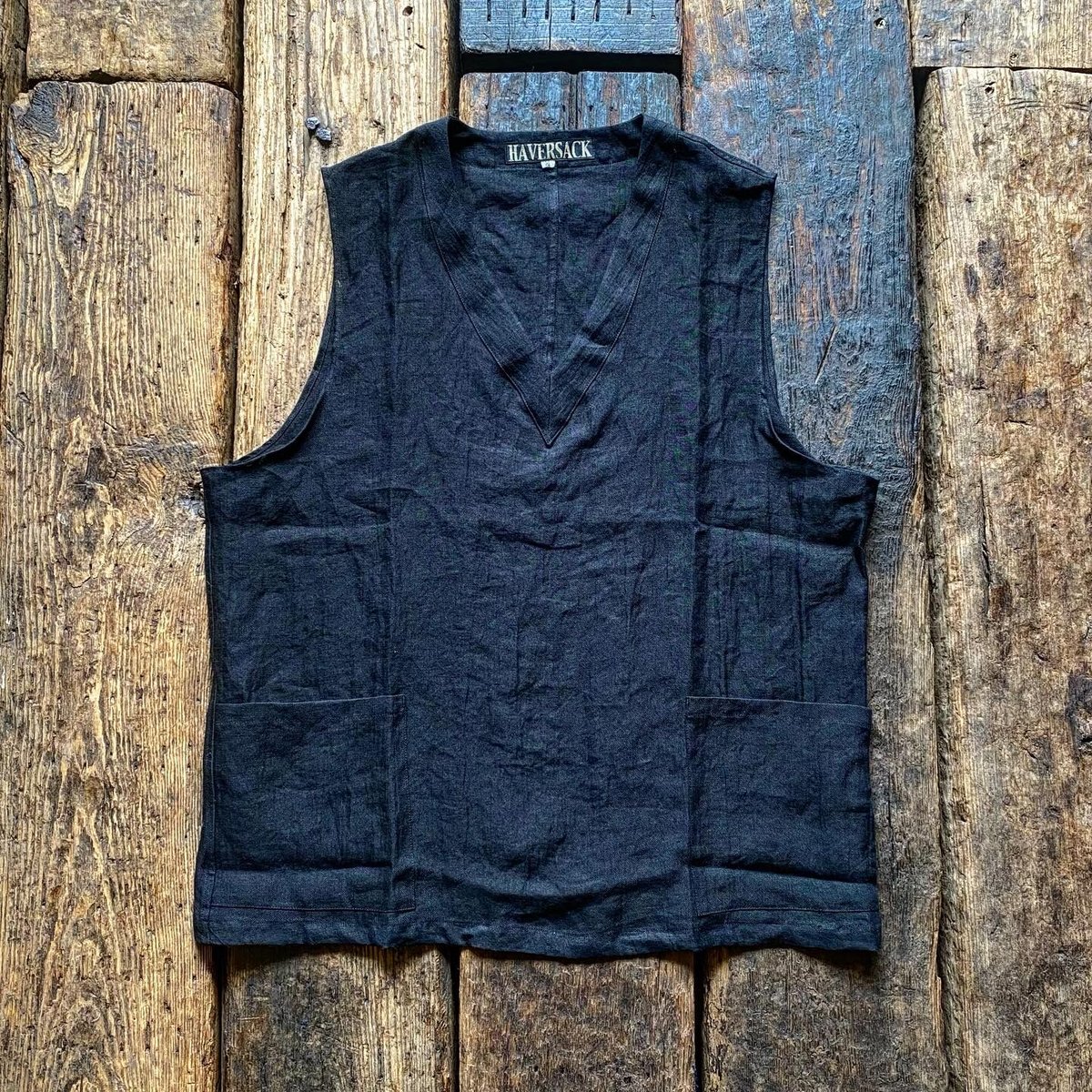 haversack リネンベスト　ハバーサック eb3f48260e0bcae8e018fac98a1c41