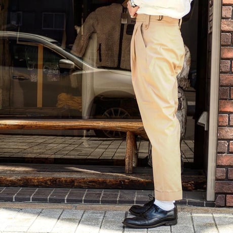 HAVERSACK ATTIRE / コットンポプリングルカパンツ