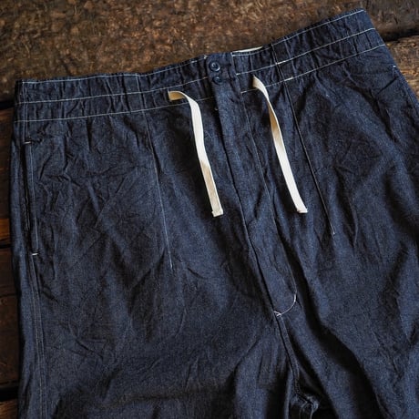 HAVERSACK ／ Selvedge Denim High Waist Cropped Wide Pants
