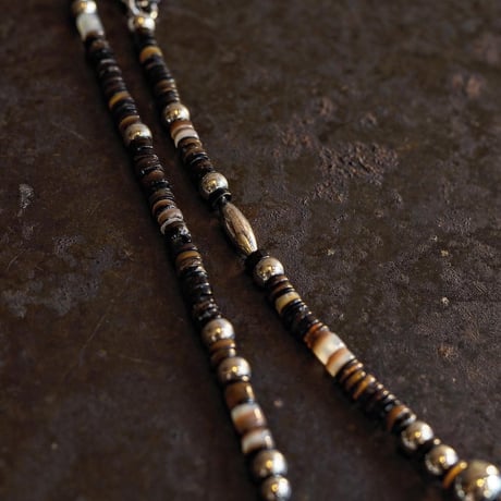 DUCK TAIL ／Heishi Beads Necklace "CH Custom"
