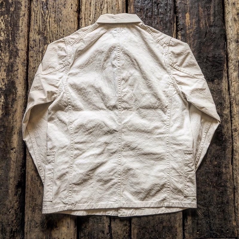 FULLCOUNT / WHITE CANVAS COVERALL JACKET | CALI