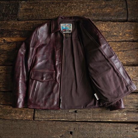 Aero Leather / LOGN HALF BELT -Cordovan-