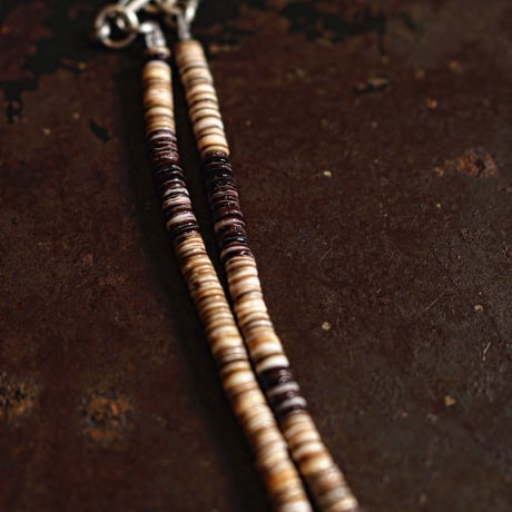 DUCK TAIL ／Heishi Beads Necklace "Type-B"