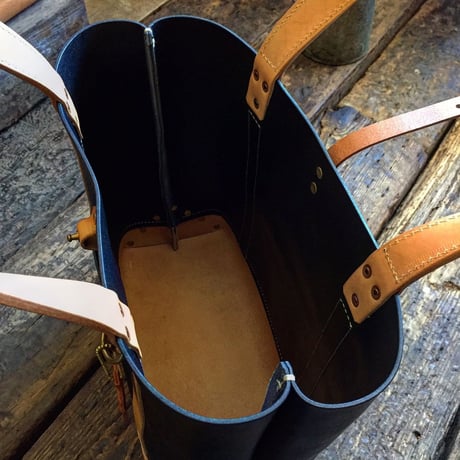LEFT HAND TOTE BAG HARVEST別注 / BLACK×NATURAL