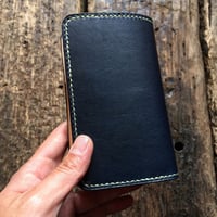 DEER HORN SMITHS / レザーミドルウォレット(限定本藍染)