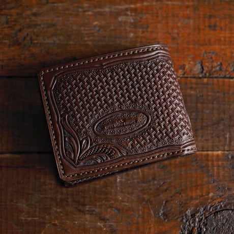 DEER HORN SMITHS Leather / CRAFT BILLFOLD "BROWN"