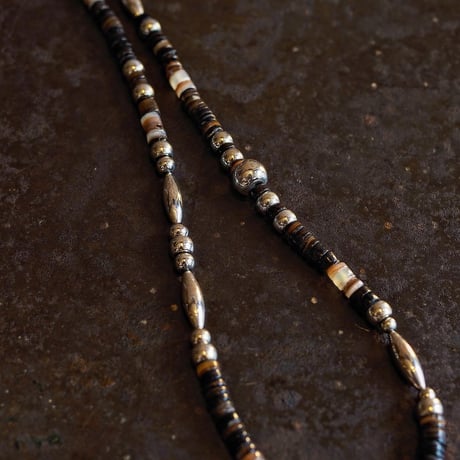DUCK TAIL ／Heishi Beads Necklace "CH Custom"