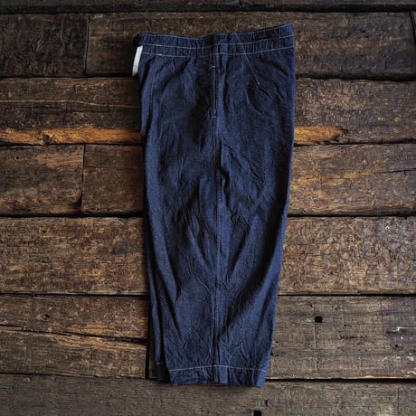 HAVERSACK ／ Selvedge Denim High Waist Cropped Wide Pants