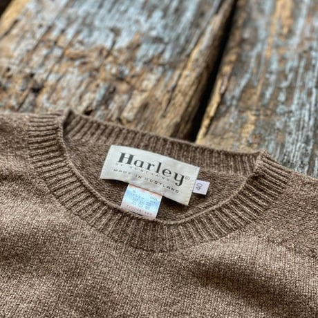 Harley of Ssotland / Crew Neck Sweater ( Merino × Cashmere）