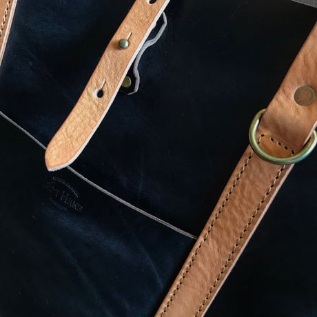 LEFT HAND TOTE BAG GRcompany別注 / 限定Horween Chromexcel BLACK×TAN
