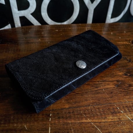 FUNNY / TRIFORD WALLET "Black Elephant" (EngraveConcho)