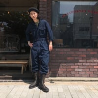 HAVERSACK / インディゴシアサッカーオールインワン