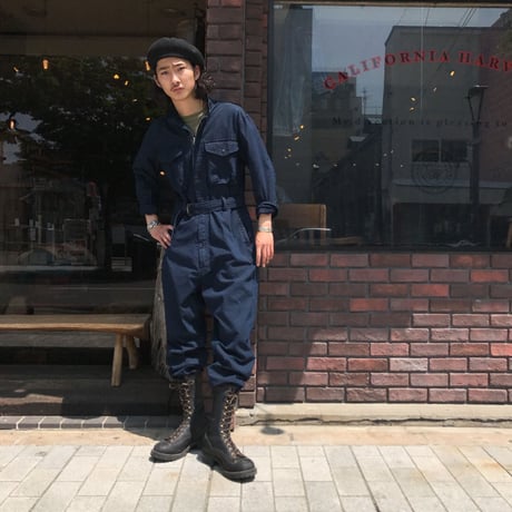 HAVERSACK / インディゴシアサッカーオールインワン