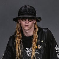 THE H.W.DOG&CO. / Vintage Denim Fatigue Hat "Black"