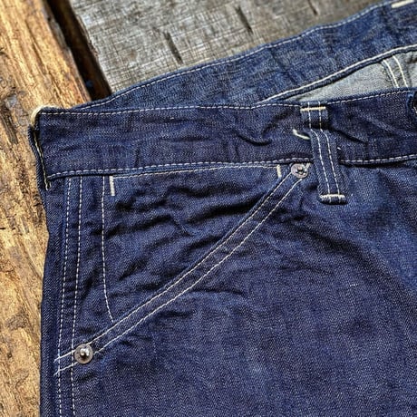 FULLCOUNT / PW Denim Cinch Back Work Pants