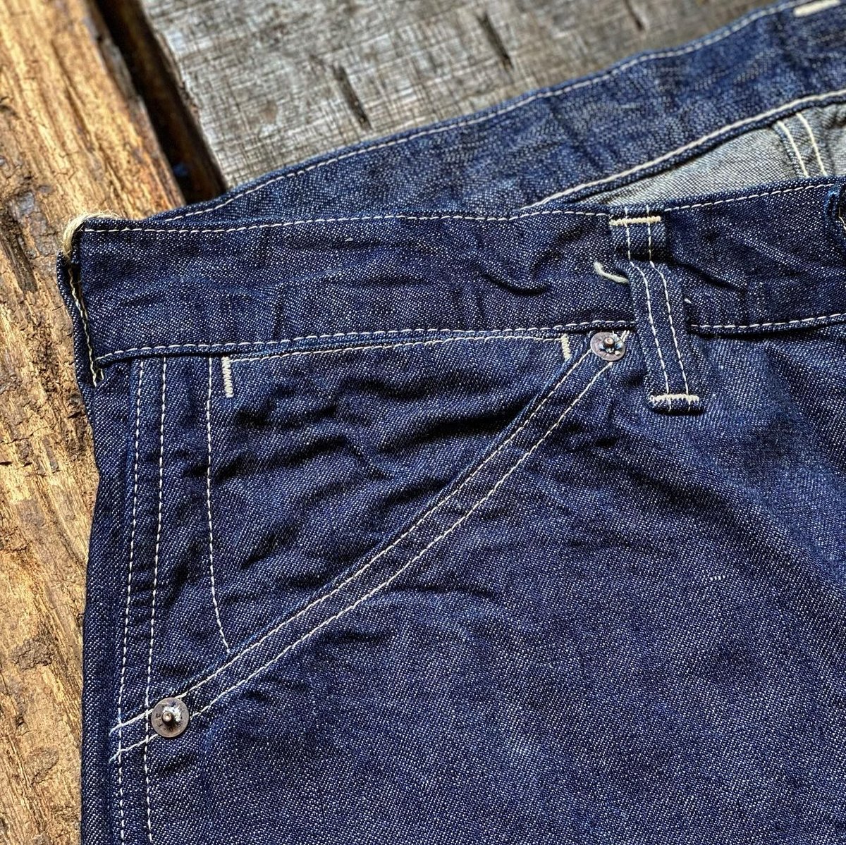FULLCOUNT / PW Denim Cinch Back Work Pants | CA