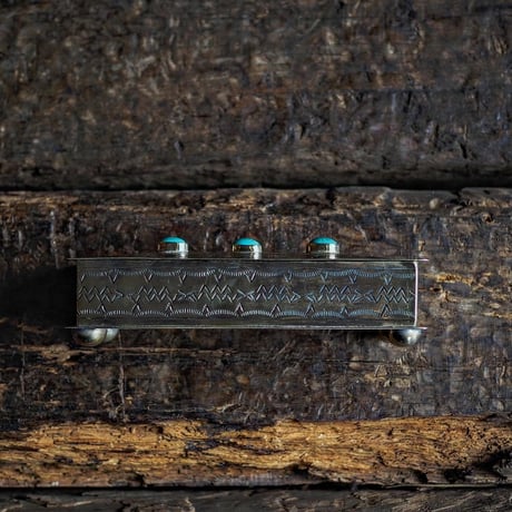 J.Alexander / STAMPED EYEWEAR BOX W-TURQUOISE