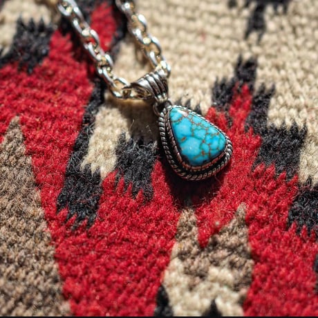 Henry Mariano ／ TURQUOISE PENDANT TOP "Kingman Turquoise"  A
