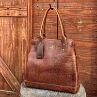 CORONADOLEATHER / AMERICAN BISON TOTE