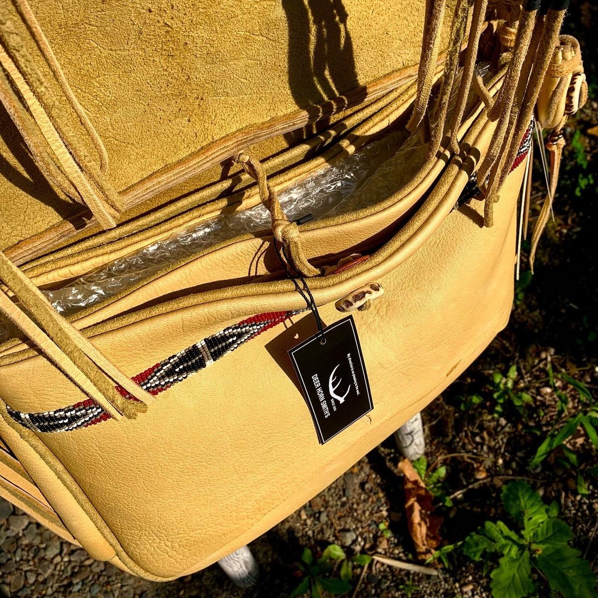 梟唄OWLSONG/ DEER LEATHER SHOULDER BAG 鹿革 梟唄OWLSONG/ DEER LEATHER SHOULDER BAG (GR Speci