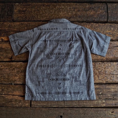 PENDLETON ／ CUT WORK OPEN COLLAR SHIRT -Dungarees-