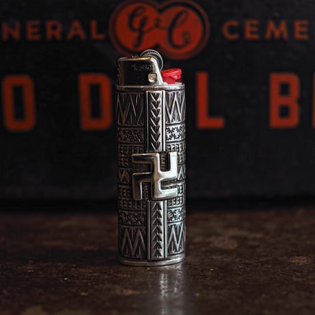 DUCK TAIL / Silver Lighter Case ”卍”
