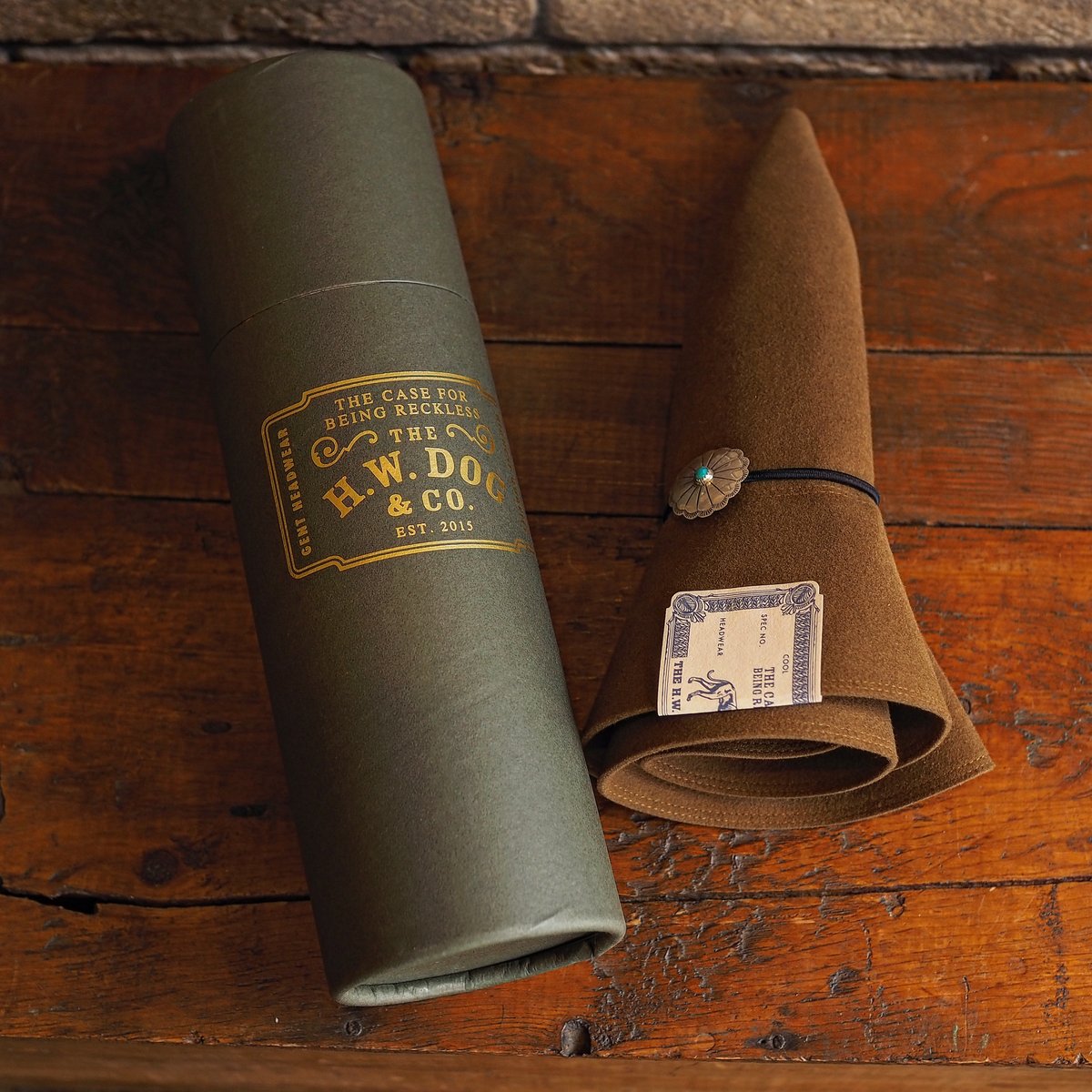 THE H.W.DOG&CO. / TRAVELERS RABBIT HAT 