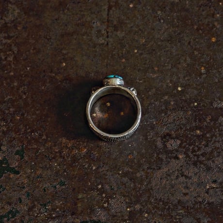 Henry Mariano ／  STAM WORK TURQUOISE RING -Turquoise Mountain- "24"