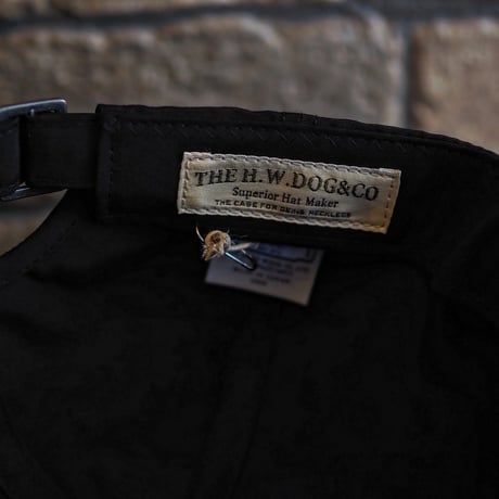 THE H.W. DOG&CO. ／ SQUARE CAP -Black-
