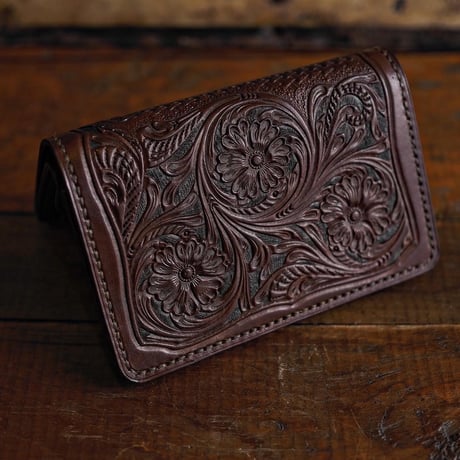 DEER HORN SMITHS Leather／CRAFT MIDDLE WALLET ”BROWN"